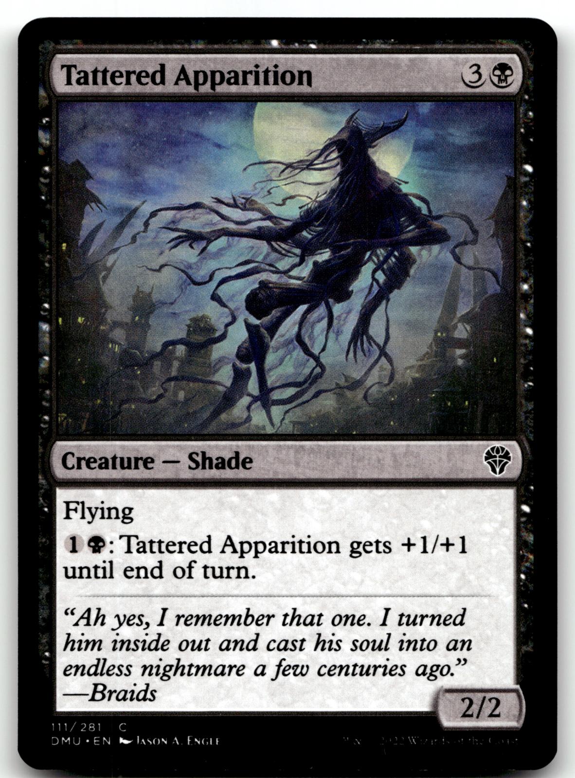 Tattered Apparition 111 Common Dominaria United Magic: The Gathering Near Mint