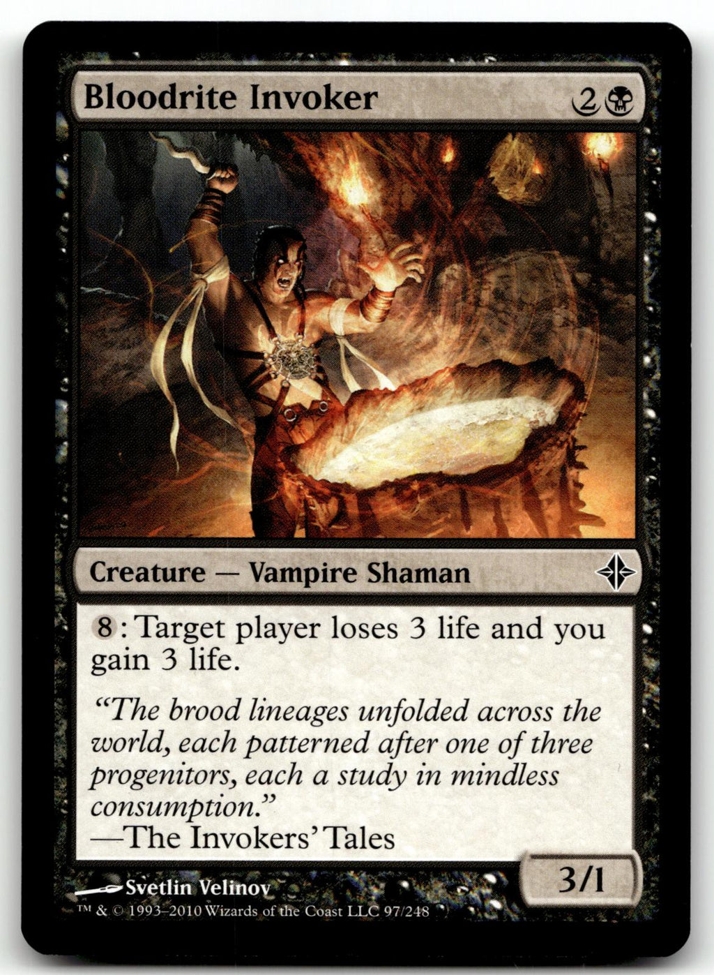Bloodrite Invoker 97 Common Rise of the Eldrazi Magic: The Gathering Near Mint