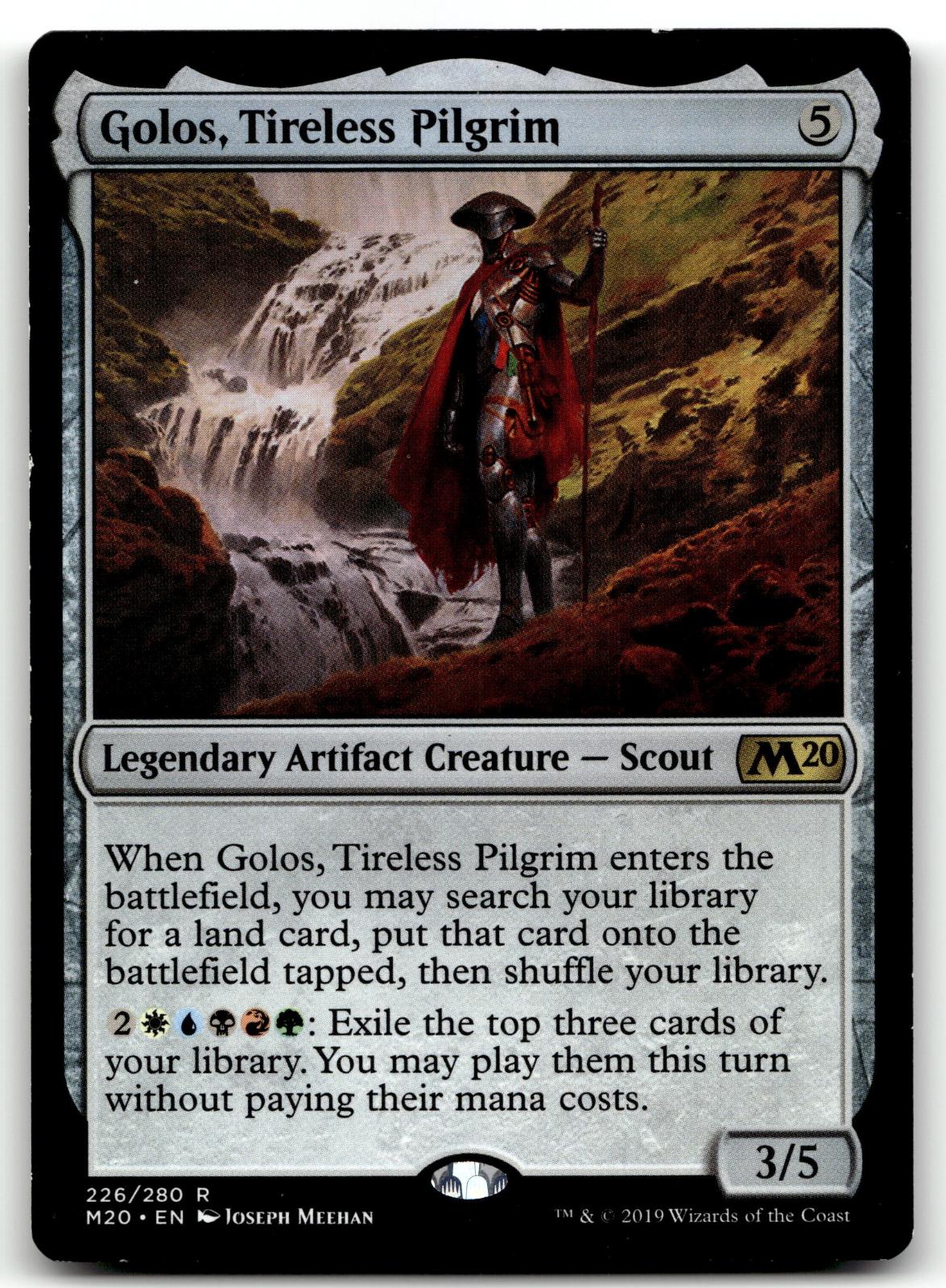 Golos, Tireless Pilgrim 226 Rare Core Set 2020 Magic: The Gathering Near Mint