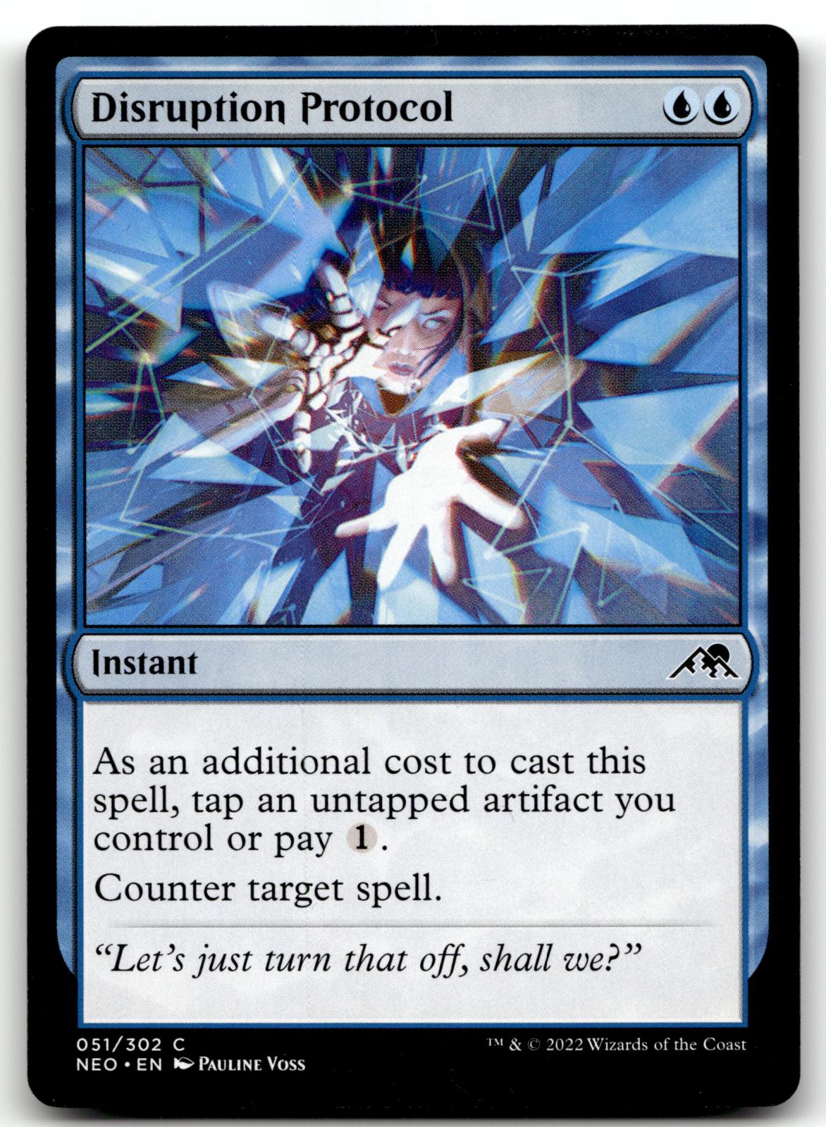 Disruption Protocol 51 Common Kamigawa: Neon Dynasty Magic: The Gathering NM