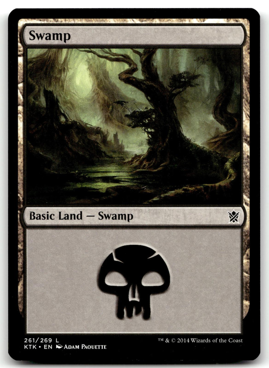 Swamp (261) 261 Land Khans of Tarkir Magic: The Gathering Near Mint