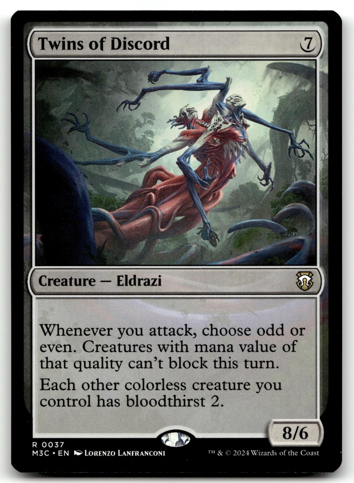 Twins of Discord (Ripple Foil) 37 Commander: Modern Horizons 3 Magic: The Gathering NM