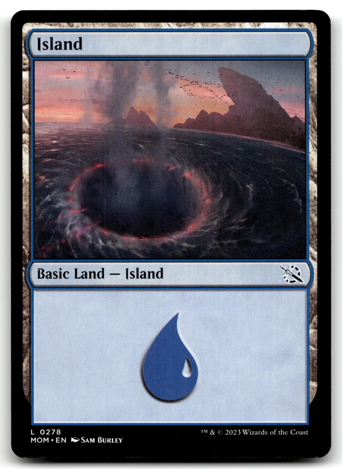 Island (0278) 278 Land March of the Machine Magic: The Gathering Near Mint
