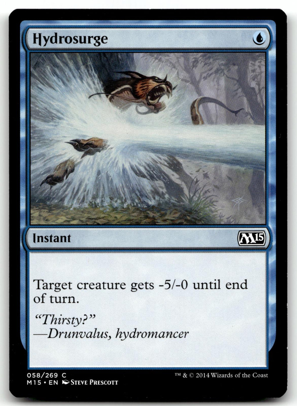 Hydrosurge 58 Common Magic 2015 (M15) Magic: The Gathering Near Mint