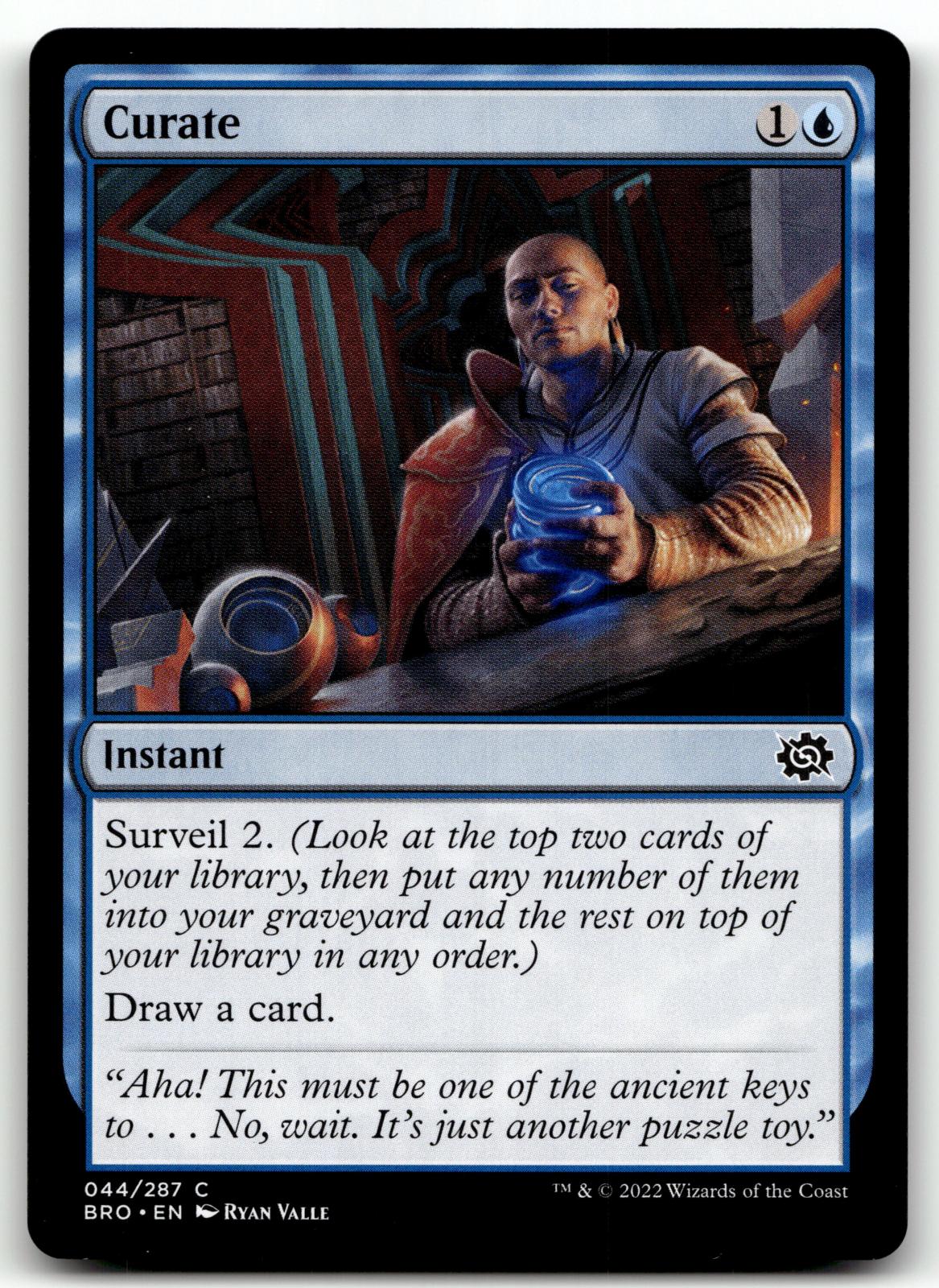 Curate 44 Common The Brothers' War Magic: The Gathering Near Mint