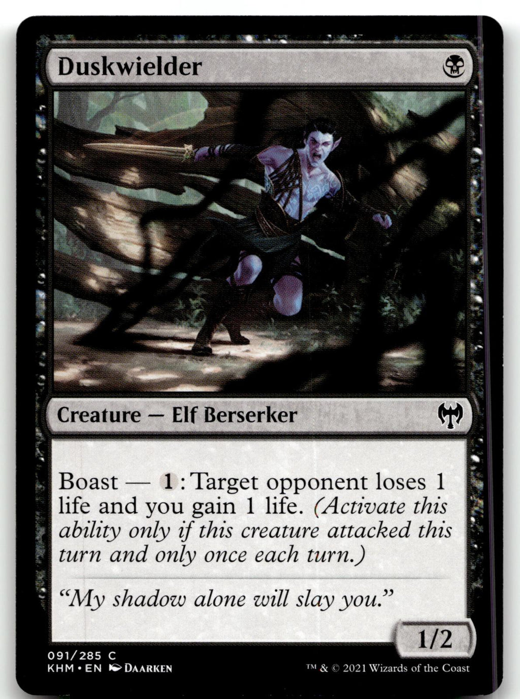 Duskwielder 91 Common Kaldheim Magic: The Gathering Near Mint