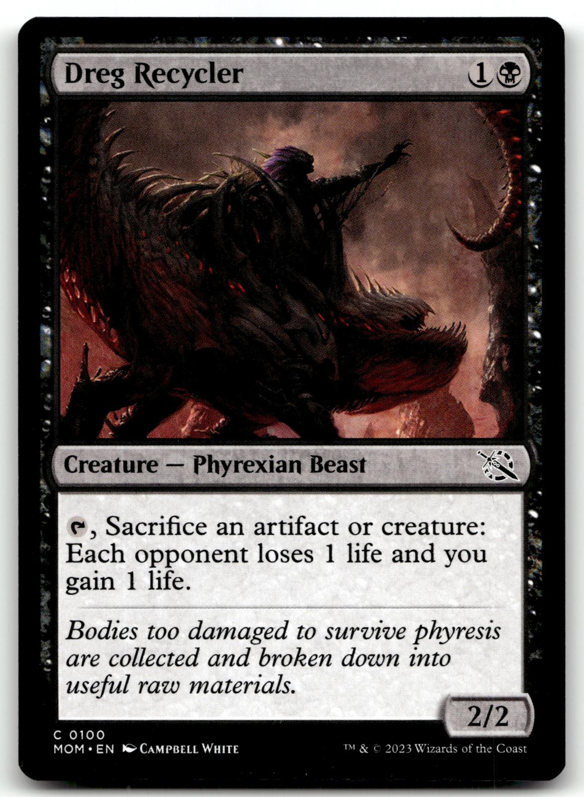 Dreg Recycler 100 Common March of the Machine Magic: The Gathering Near Mint