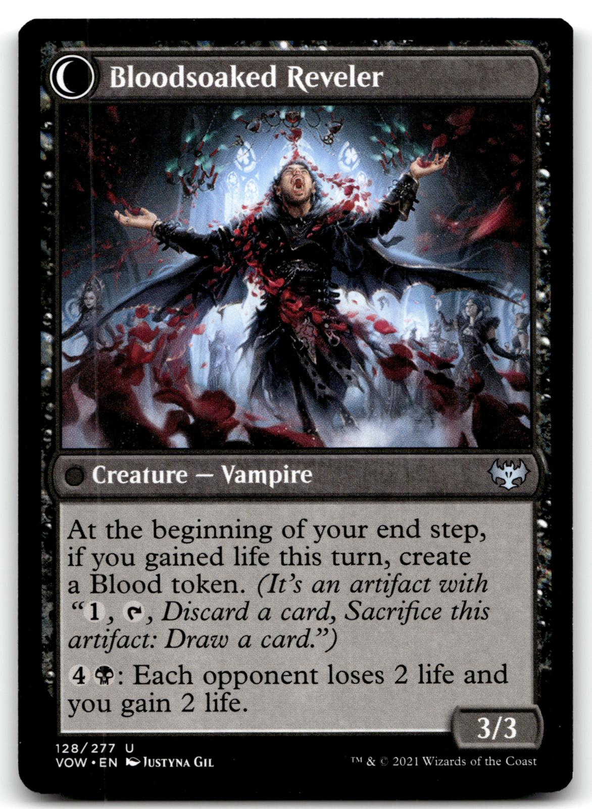 Restless Bloodseeker 128 Uncommon Innistrad: Crimson Vow Magic: The Gathering NM