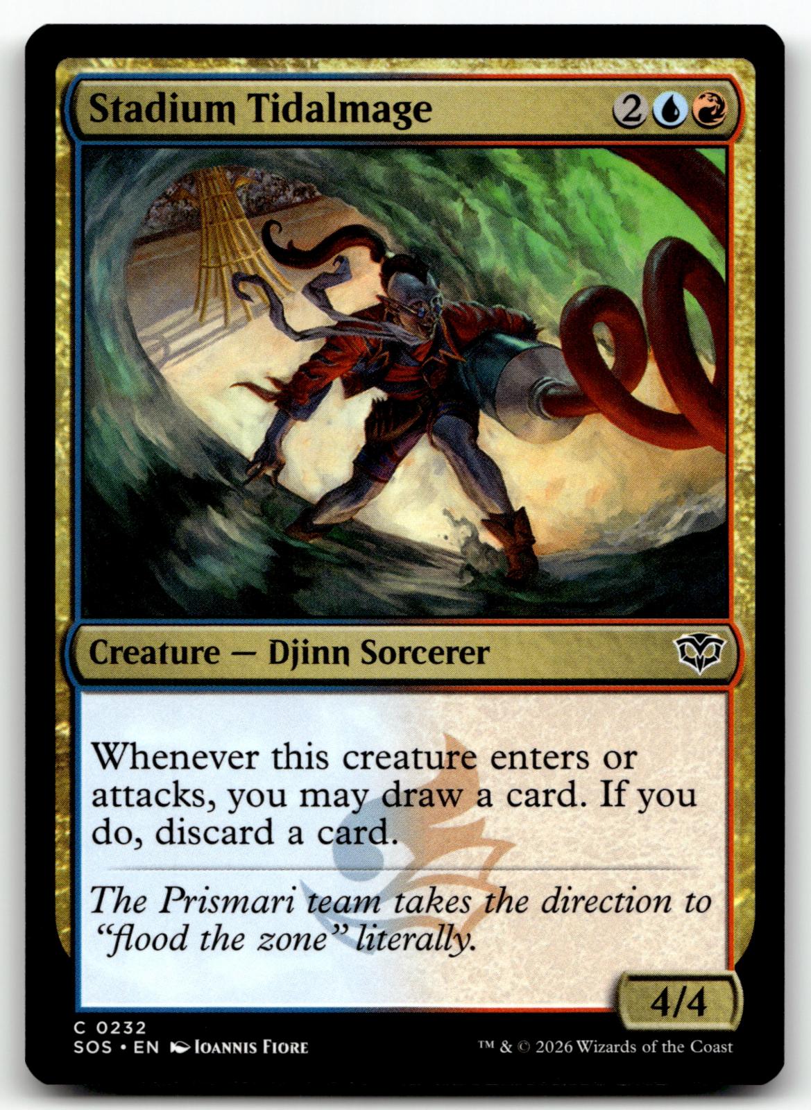 Stadium Tidalmage 232 Common Secrets of Strixhaven Magic: The Gathering NM
