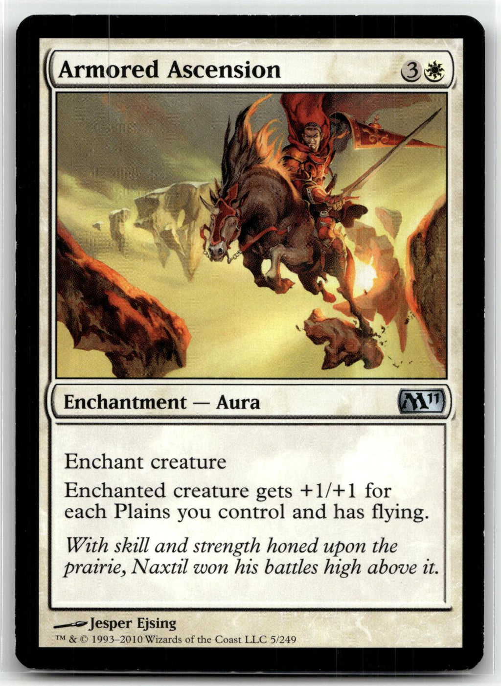 Armored Ascension 5 Uncommon Magic 2011 (M11) Magic: The Gathering Near Mint