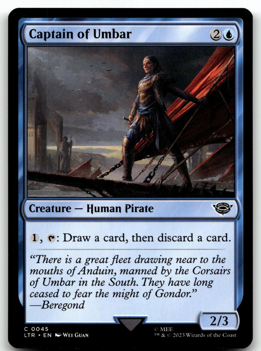 Captain of Umbar 45 Universes Beyond: The Lord of the Rings: 