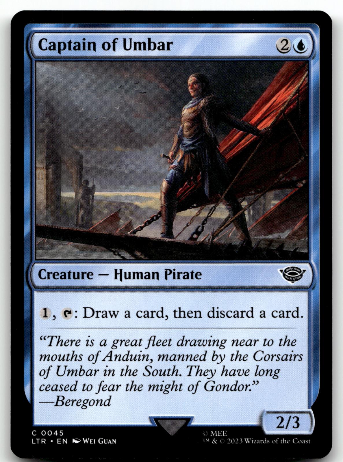 Captain of Umbar 45 Universes Beyond: The Lord of the Rings: 