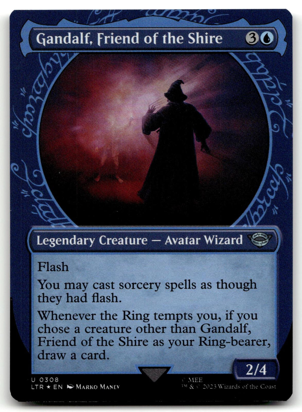 Gandalf, Friend of the Shire (Showcase) 308 Universes Beyond: The Lord of the Rings: Tales of Middle-earth Magic: The Gathering Foil NM