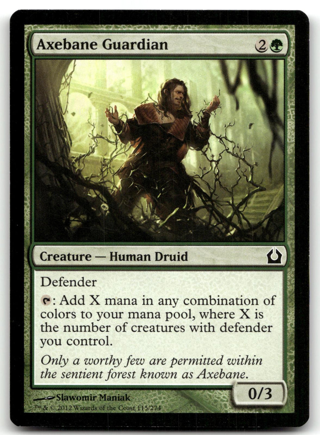 Axebane Guardian 115 Common Return to Ravnica Magic: The Gathering Near Mint