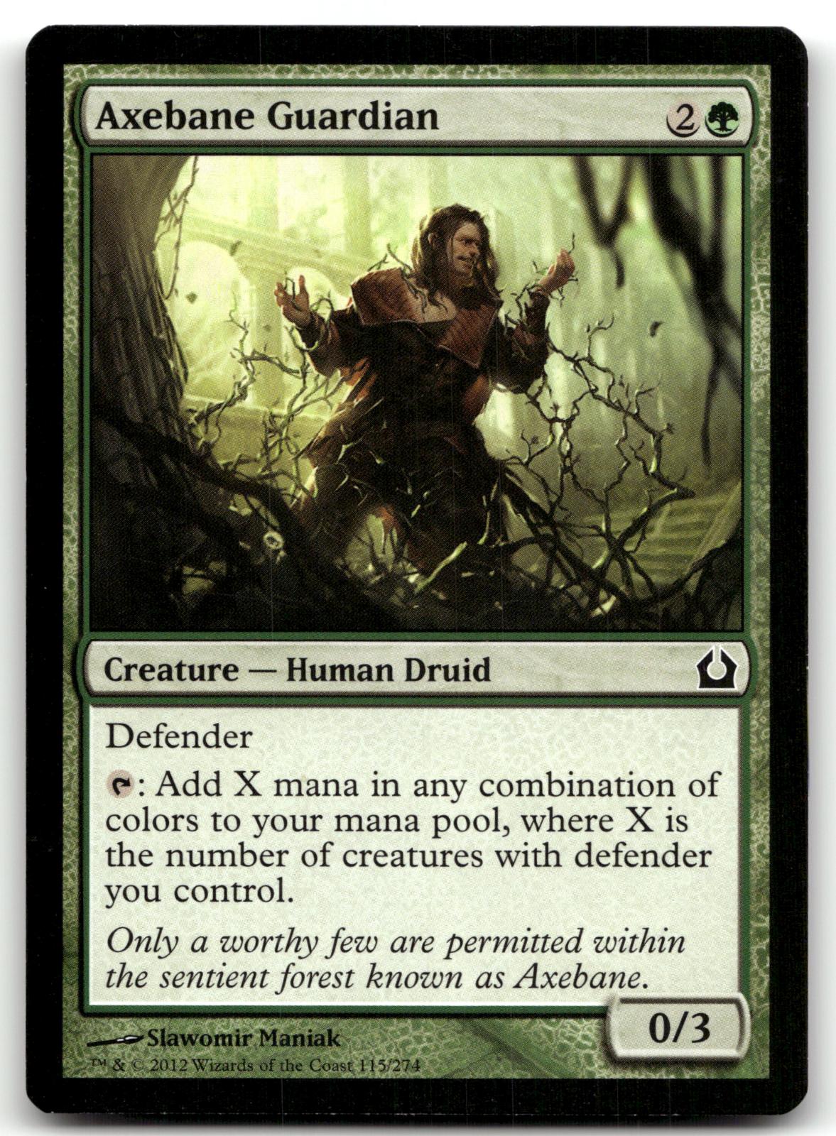 Axebane Guardian 115 Common Return to Ravnica Magic: The Gathering Near Mint