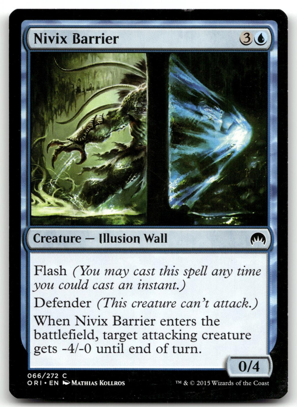 Nivix Barrier 66 Common Magic Origins Magic: The Gathering Near Mint