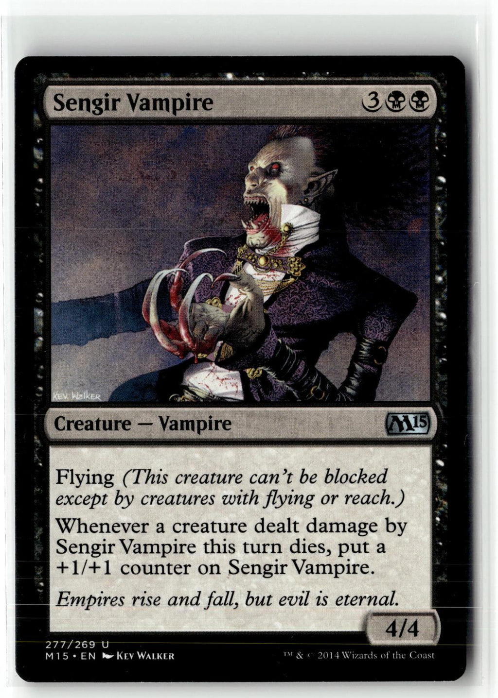 Sengir Vampire 277 Uncommon Magic 2015 (M15) Magic: The Gathering Near Mint