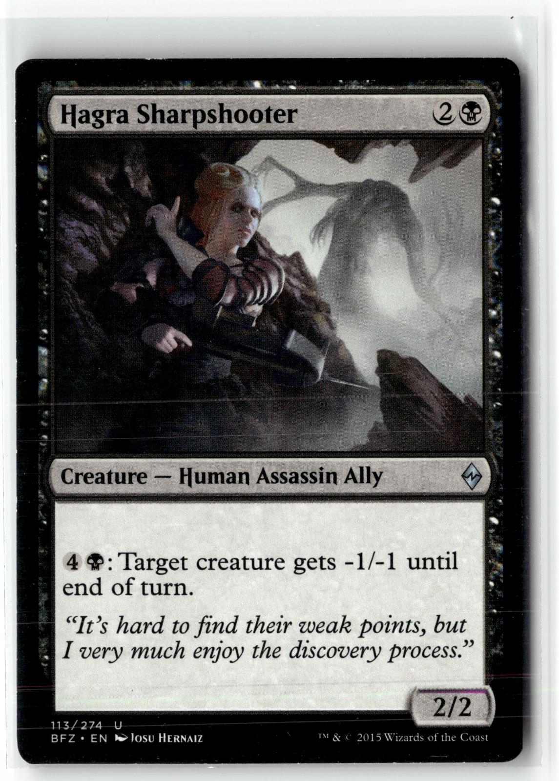 Hagra Sharpshooter 113 Uncommon Battle for Zendikar Magic: The Gathering NM