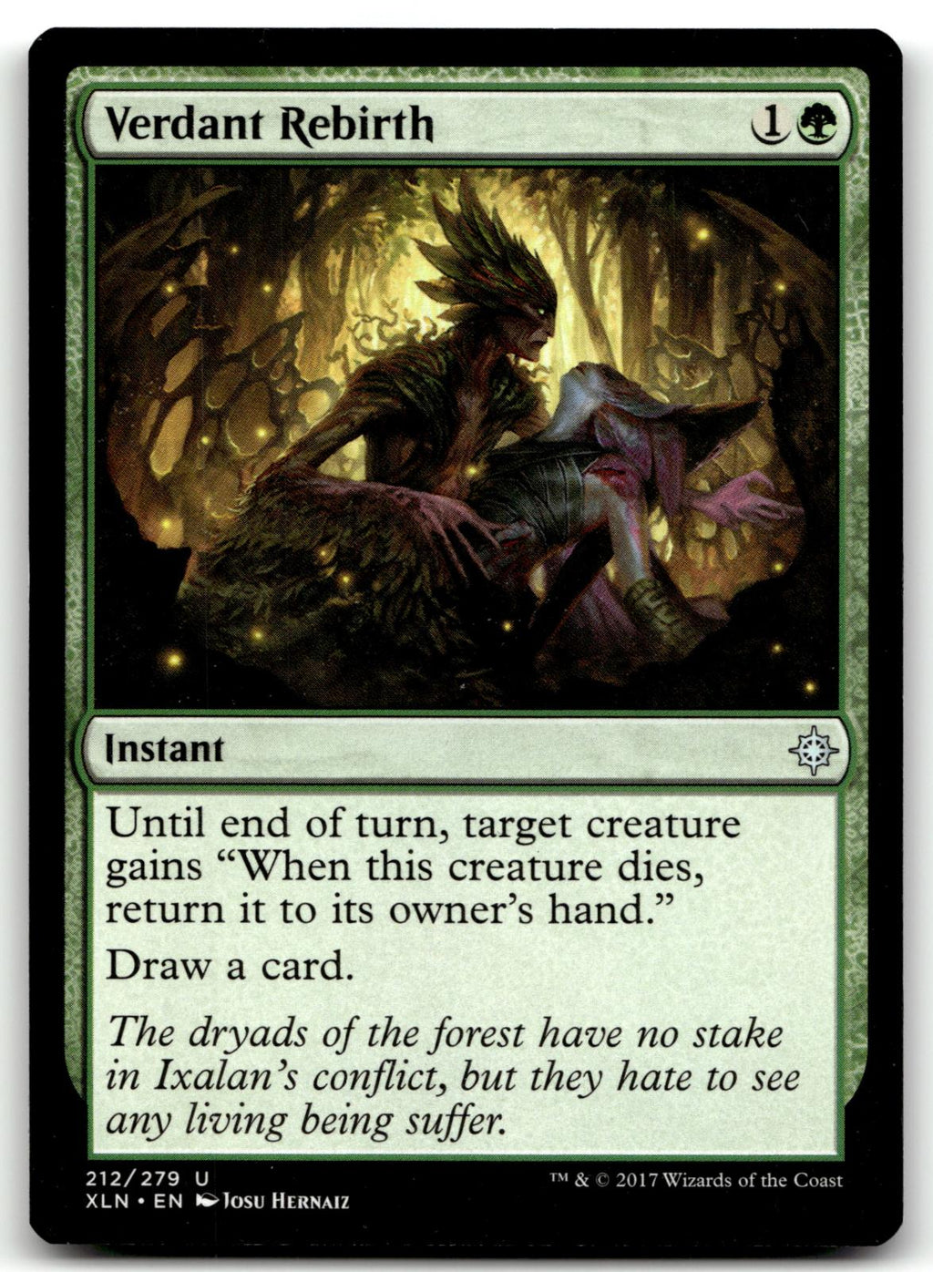 Verdant Rebirth 212 Uncommon Ixalan Magic: The Gathering Near Mint