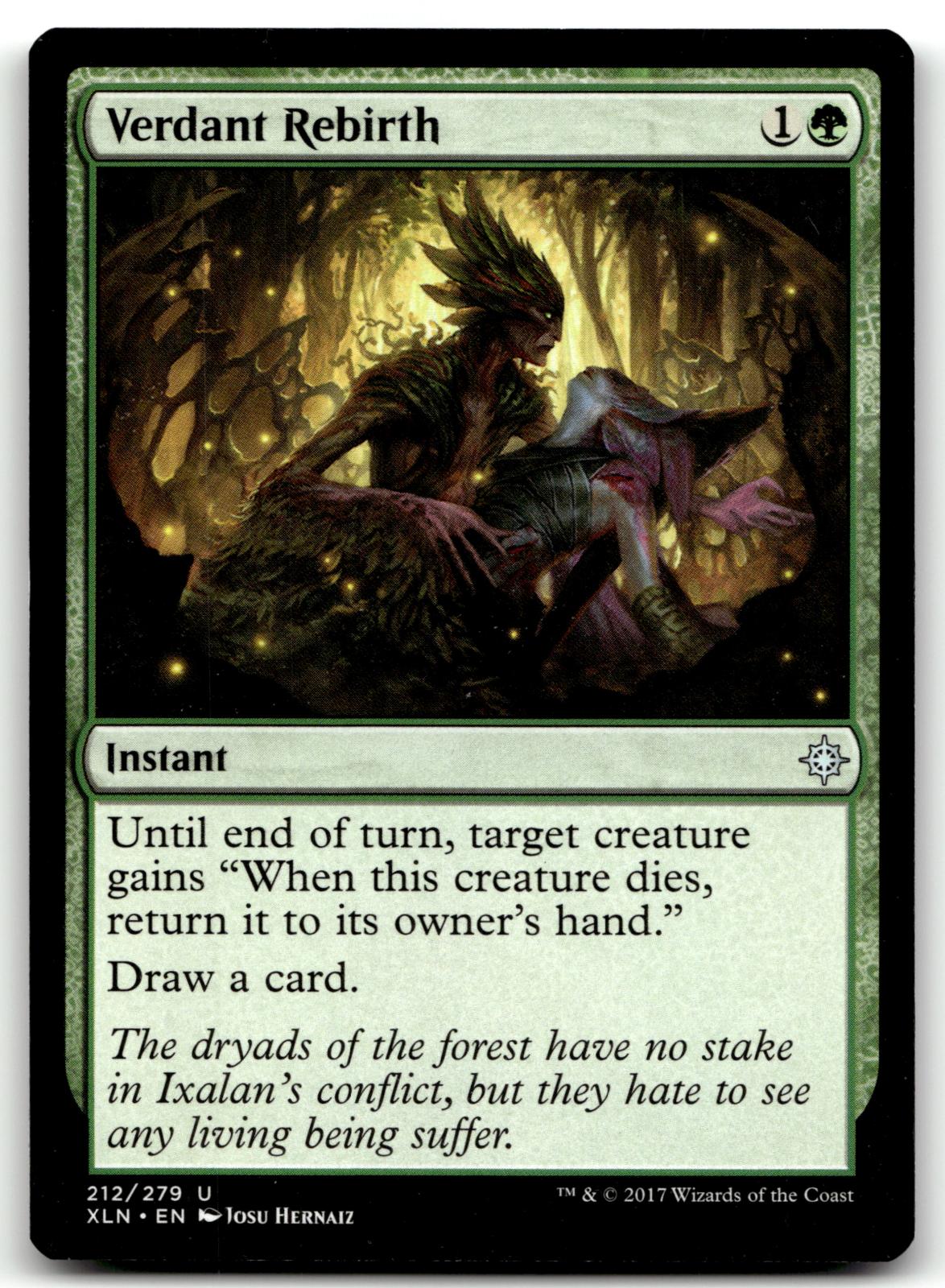 Verdant Rebirth 212 Uncommon Ixalan Magic: The Gathering Near Mint