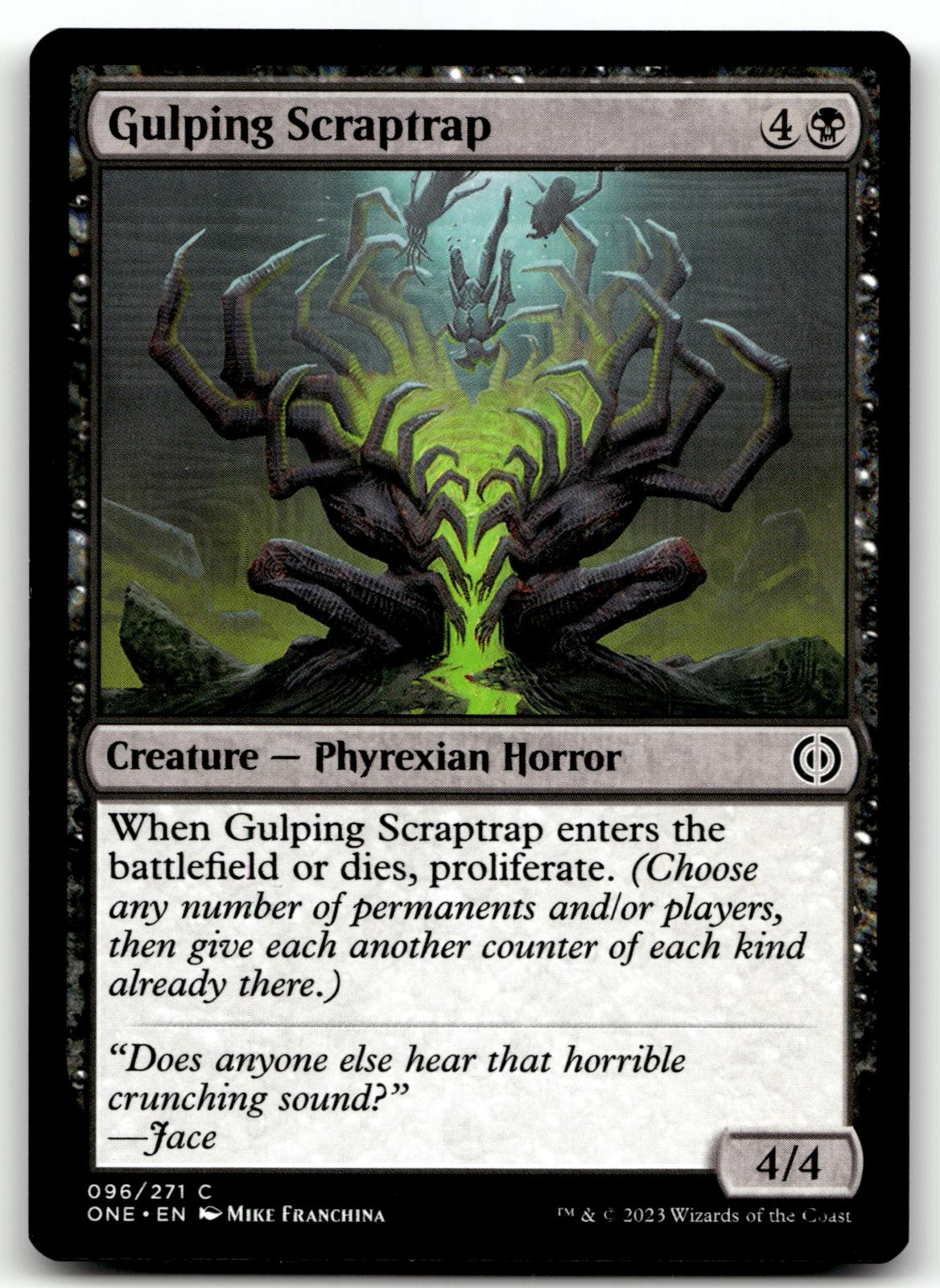 Gulping Scraptrap 96 Common Phyrexia: All Will Be One Magic: The Gathering NM
