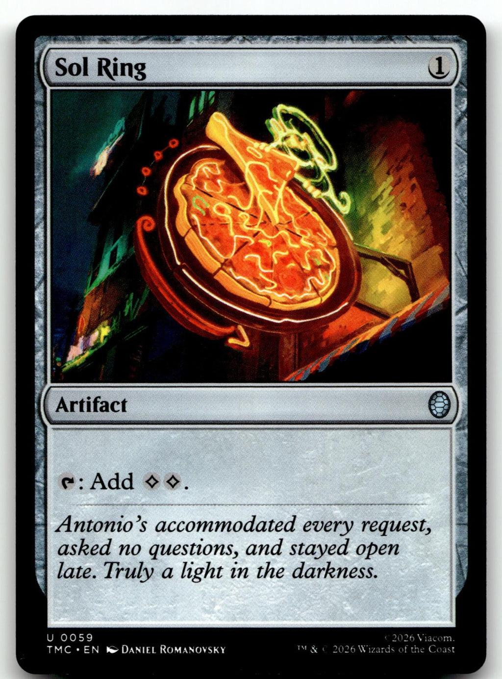 Sol Ring (Surge Foil) 59 Commander: Teenage Mutant Ninja Turtles Magic: 