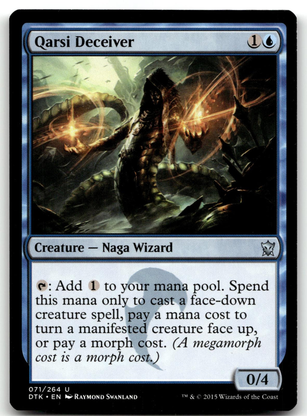Qarsi Deceiver 71 Uncommon Dragons of Tarkir Magic: The Gathering Near Mint