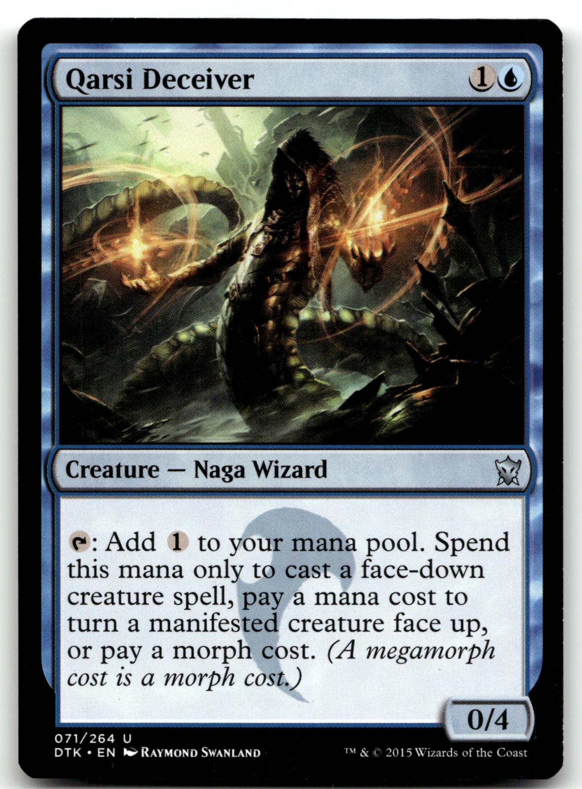 Qarsi Deceiver 71 Uncommon Dragons of Tarkir Magic: The Gathering Near Mint