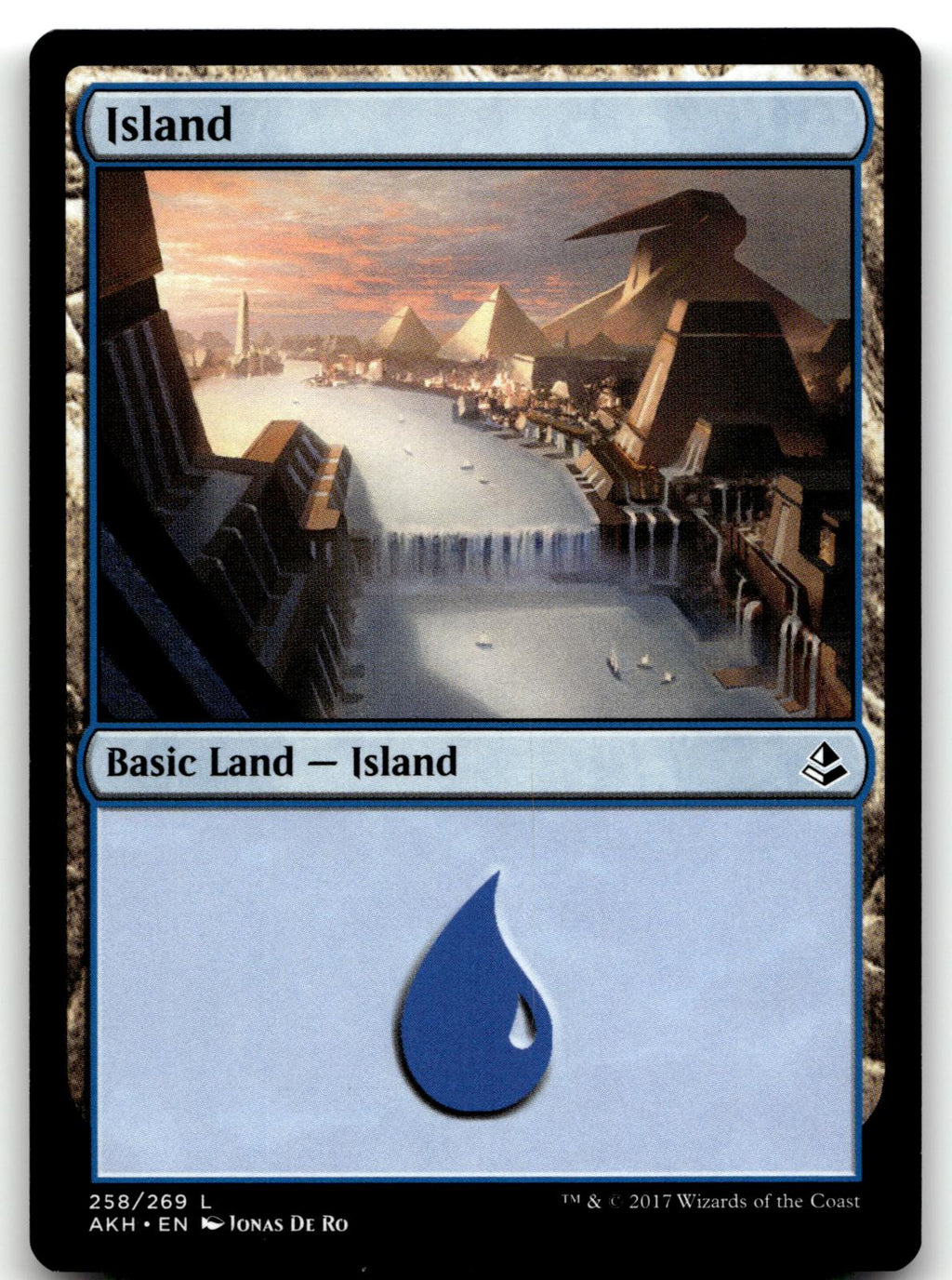 Island (258) 258 Land Amonkhet Magic: The Gathering Near Mint
