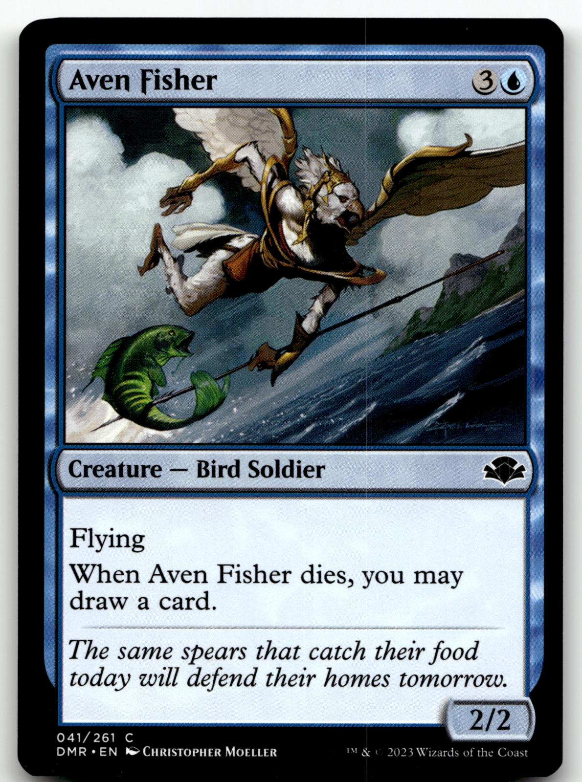 Aven Fisher 41 Common Dominaria Remastered Magic: The Gathering Near Mint