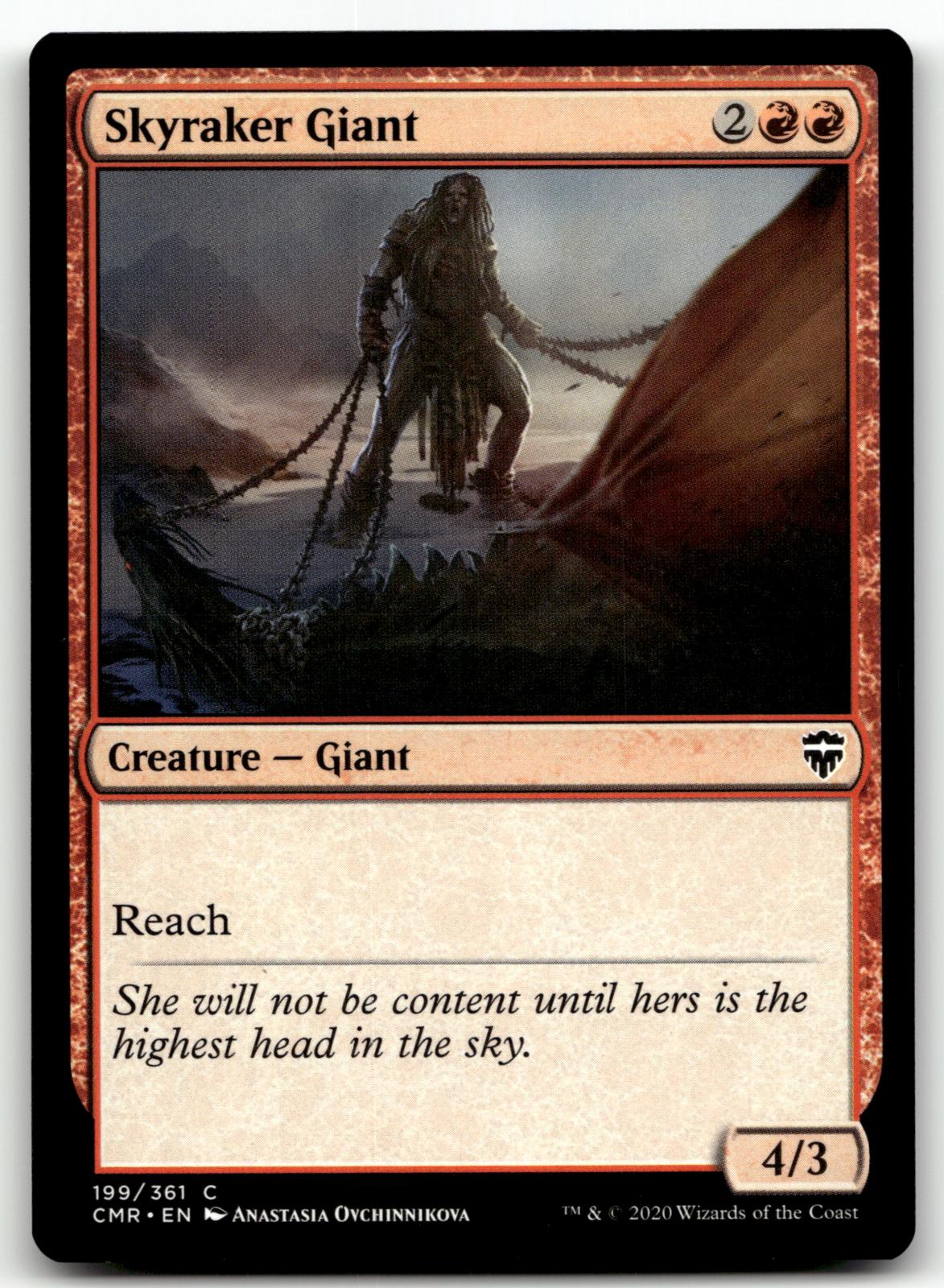 Skyraker Giant 199 Common Commander Legends Magic: The Gathering Near Mint