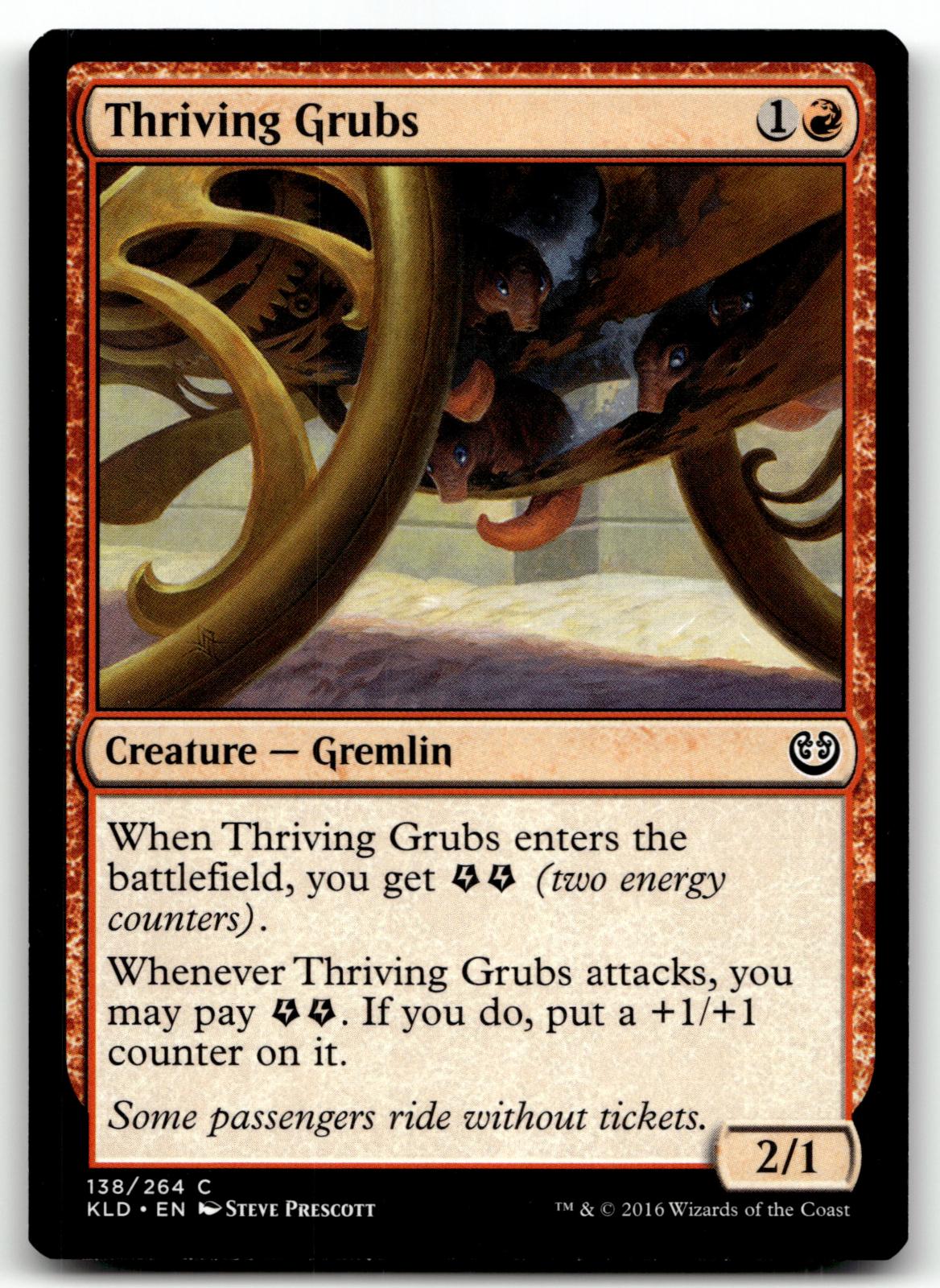 Thriving Grubs 138 Common Kaladesh Magic: The Gathering Near Mint