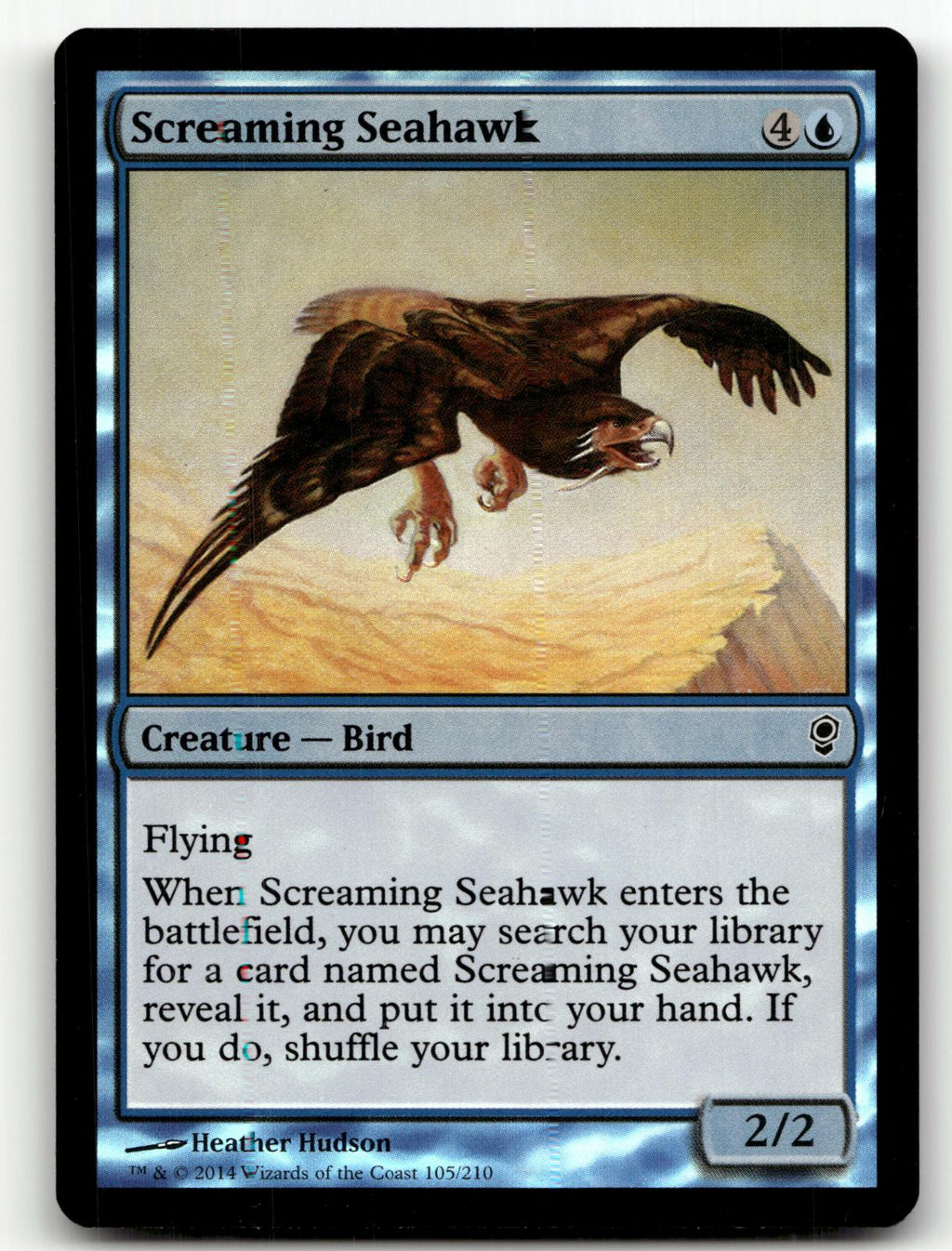 Screaming Seahawk 105 Common Conspiracy Magic: The Gathering Foil Near Mint