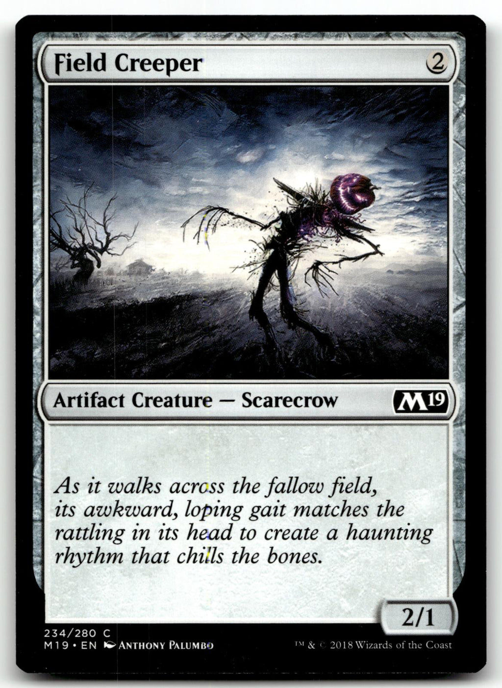 Field Creeper 234 Common Core Set 2019 Magic: The Gathering Near Mint