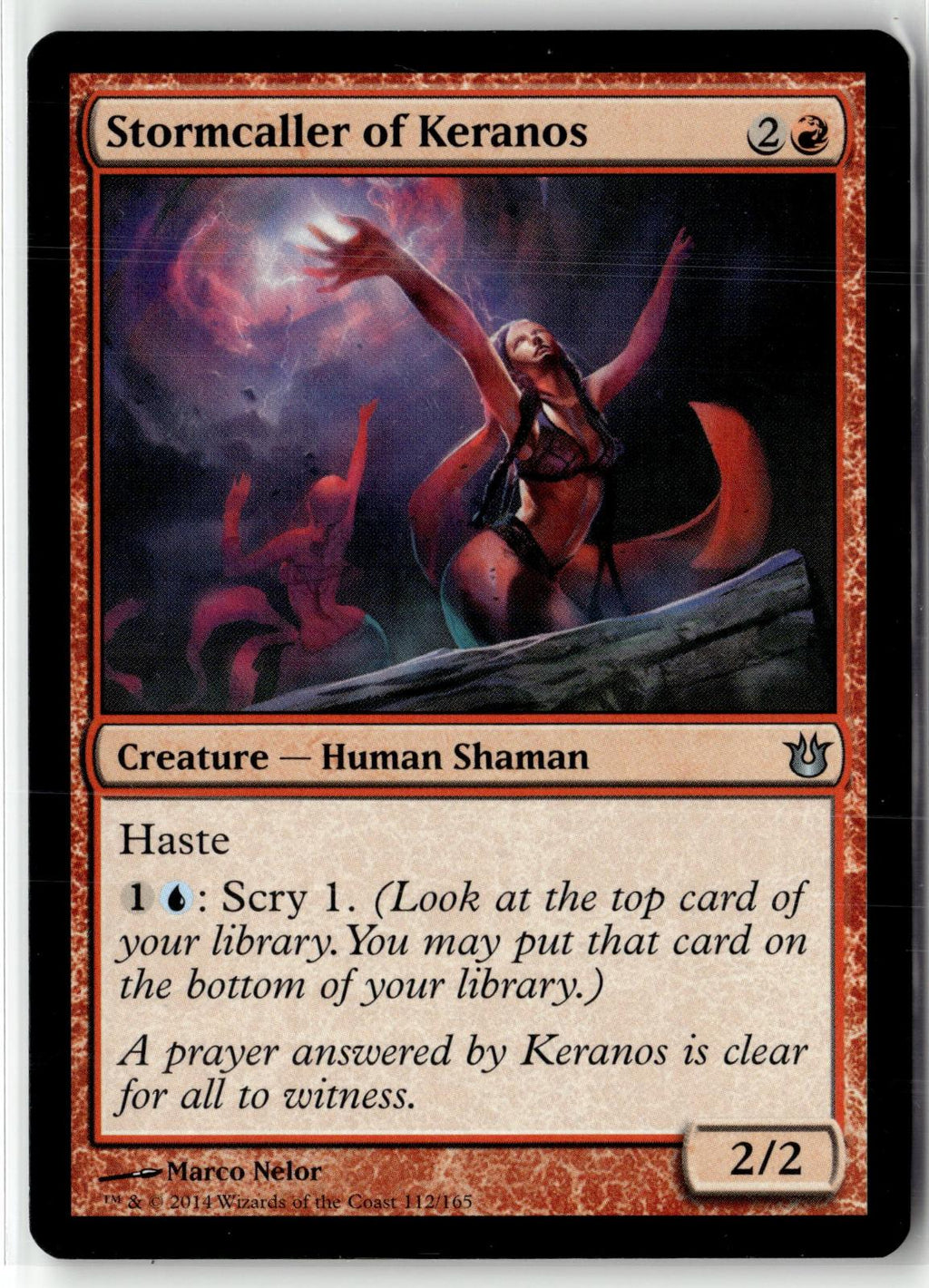 Stormcaller of Keranos 112 Uncommon Born of the Gods Magic: The Gathering NM