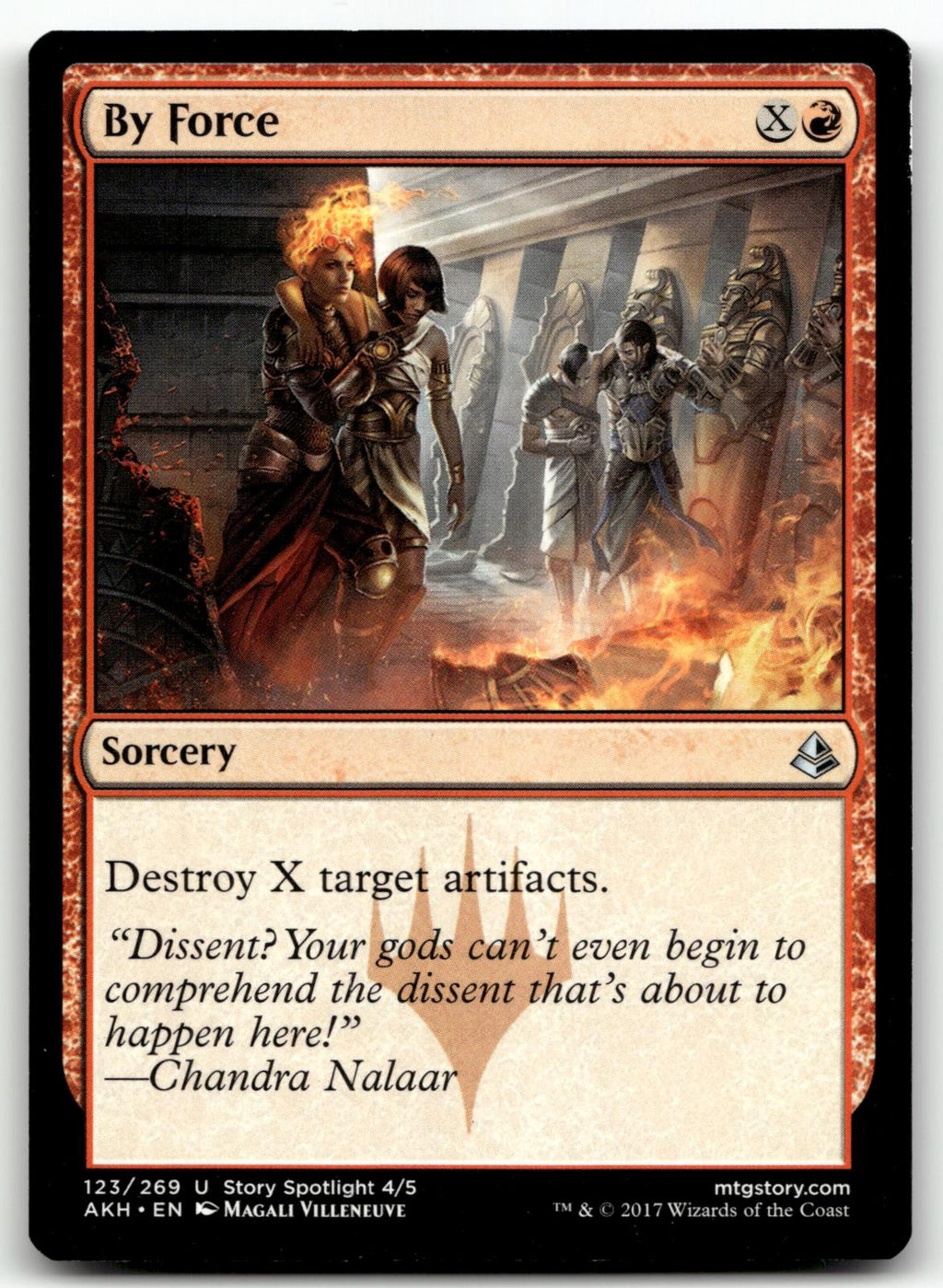 By Force 123 Uncommon Amonkhet Magic: The Gathering Near Mint