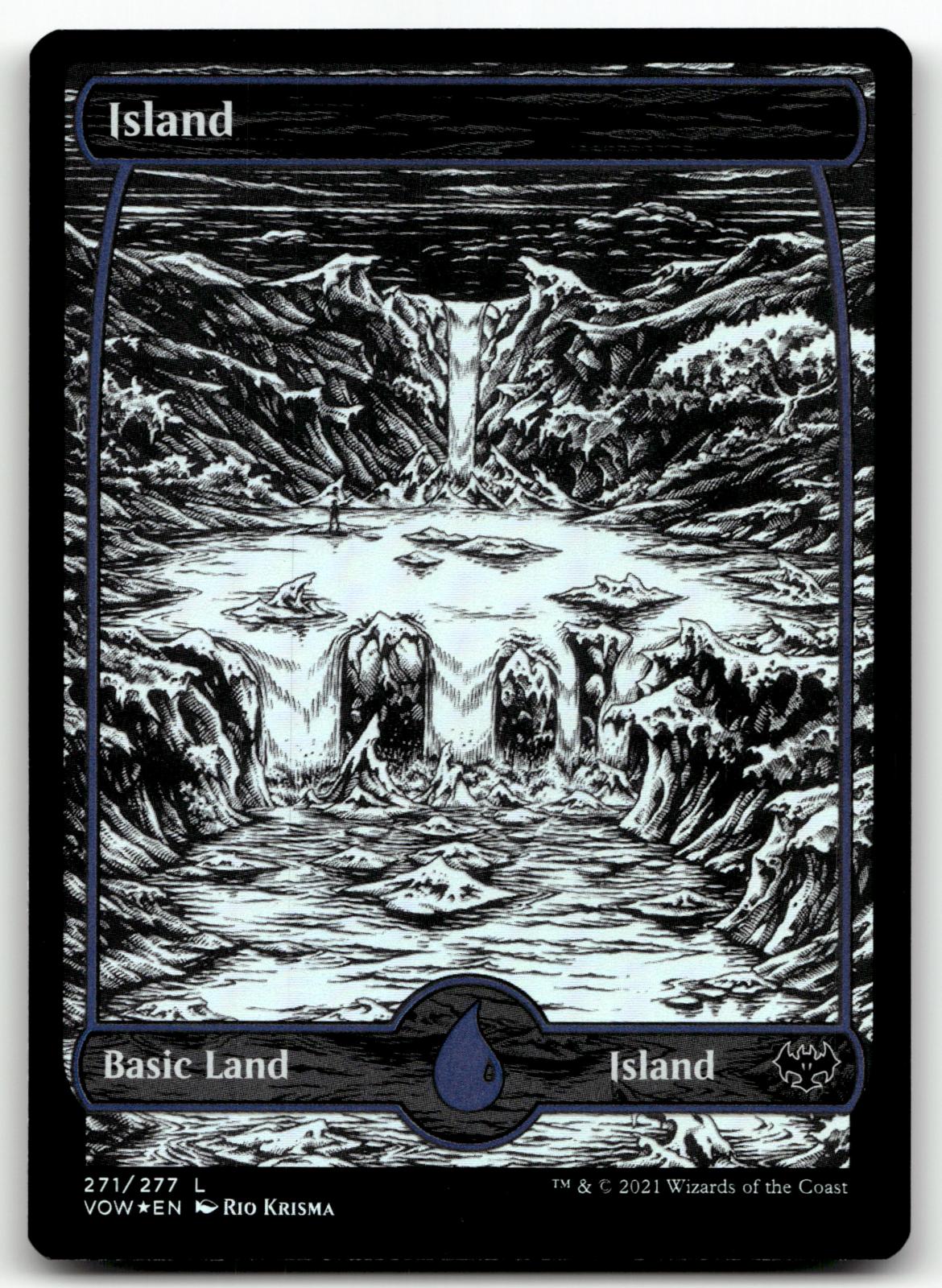 Island (271) 271 Land Innistrad: Crimson Vow Magic: The Gathering Foil Near Mint