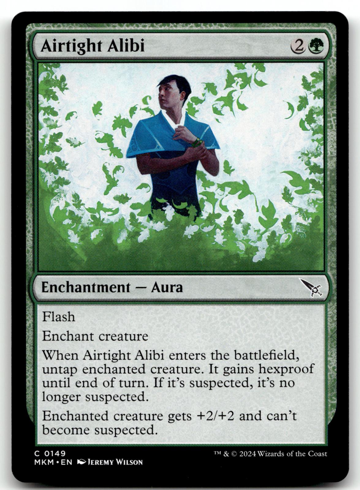 Airtight Alibi 149 Common Murders at Karlov Manor Magic: The Gathering Near Mint