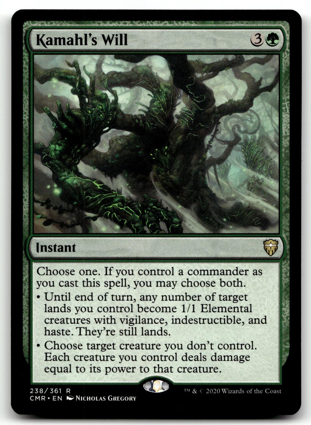 Kamahl's Will 238 Rare Commander Legends Magic: The Gathering Near Mint