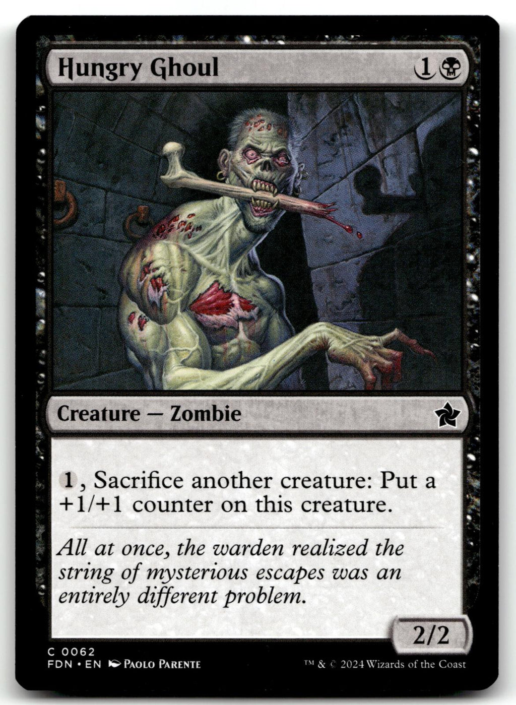 Hungry Ghoul 62 Common Foundations Magic: The Gathering Near Mint