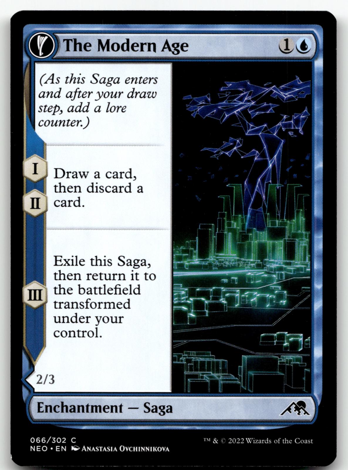 The Modern Age 66 Common Kamigawa: Neon Dynasty Magic: The Gathering Near Mint