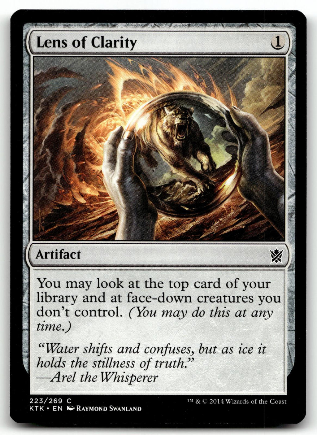 Lens of Clarity 223 Common Khans of Tarkir Magic: The Gathering Near Mint