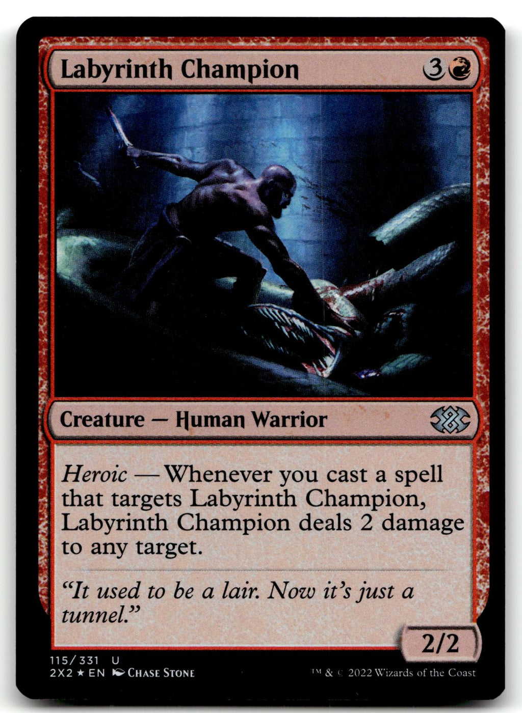 Labyrinth Champion 115 Uncommon Double Masters 2022 Magic: The Gathering NM