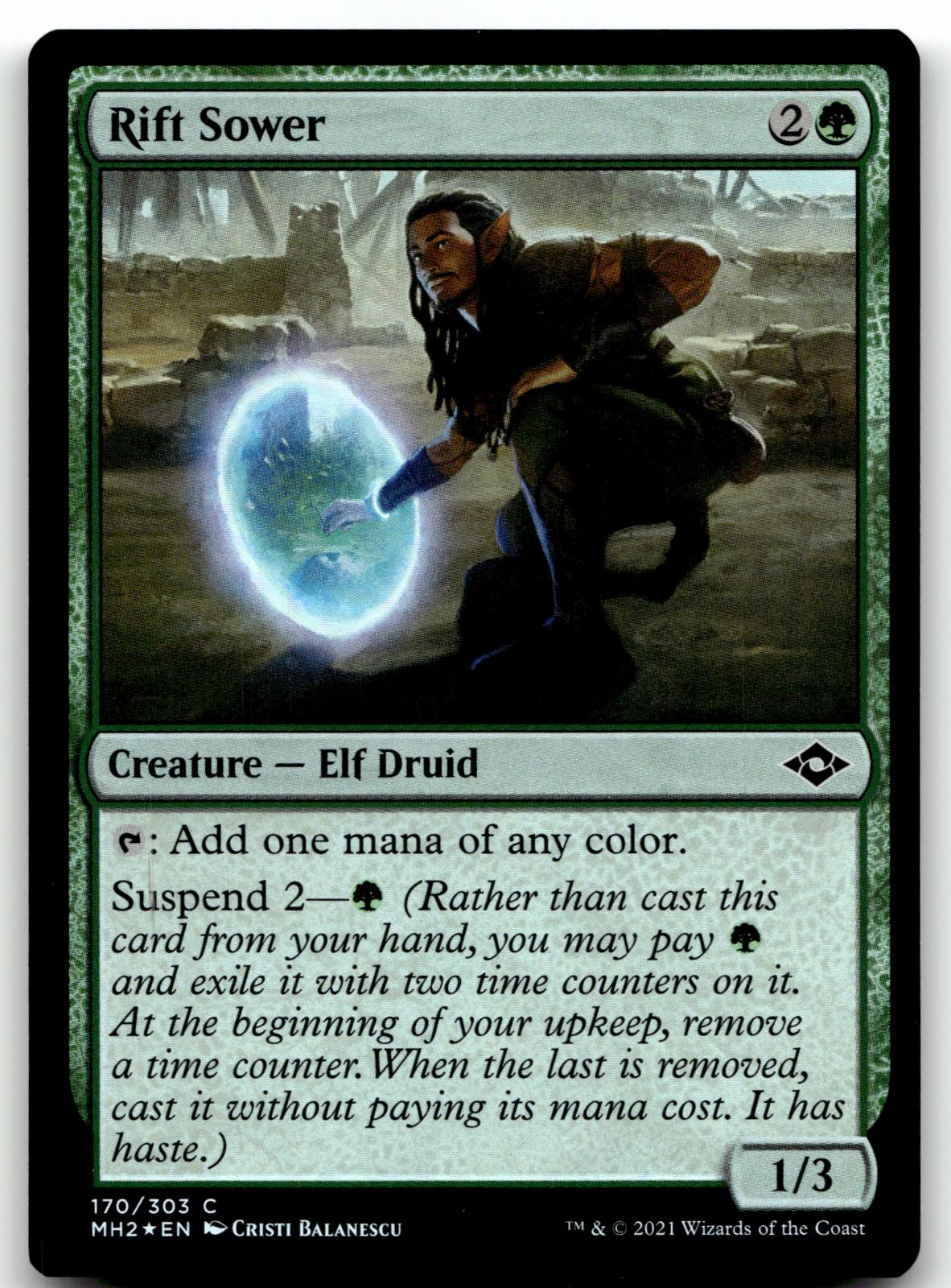 Rift Sower 170 Common Modern Horizons 2 Magic: The Gathering Foil Near Mint