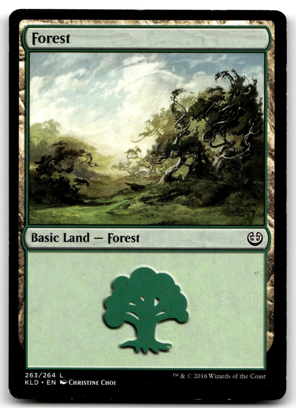 Forest (263) 263 Land Kaladesh Magic: The Gathering Near Mint