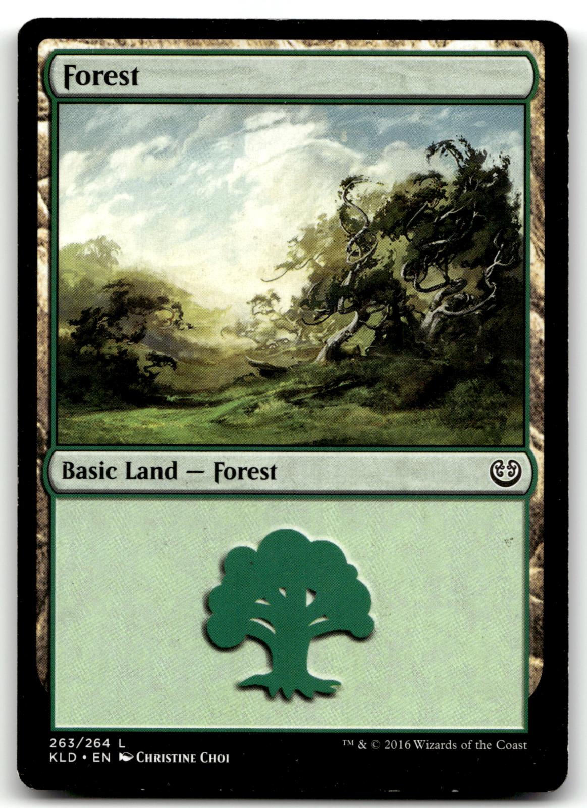 Forest (263) 263 Land Kaladesh Magic: The Gathering Near Mint