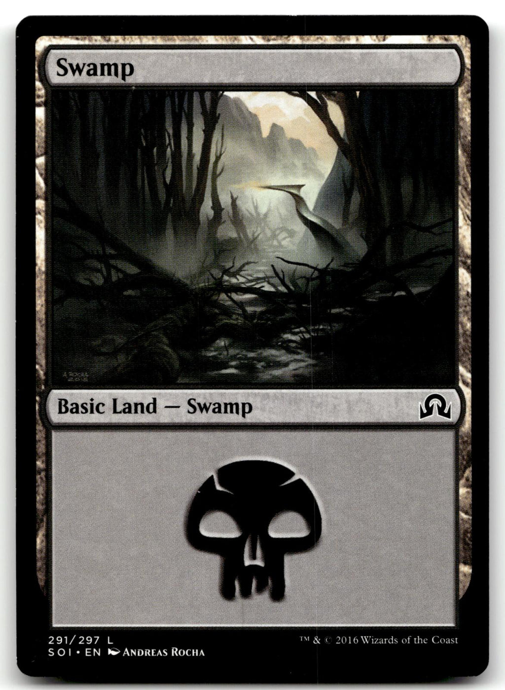 Swamp (291) 291 Land Shadows over Innistrad Magic: The Gathering Near Mint