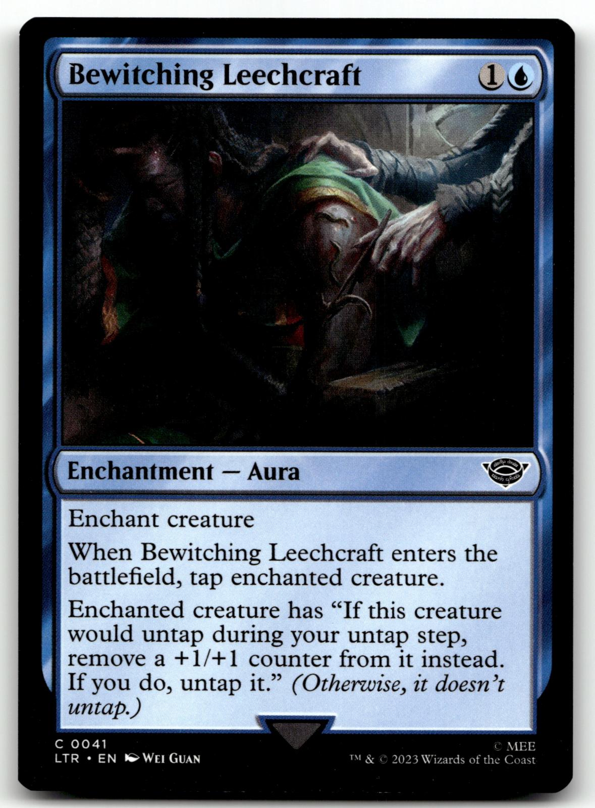 Bewitching Leechcraft 41 Universes Beyond: The Lord of the Rings: Tales of Middle-earth Magic: The Gathering NM