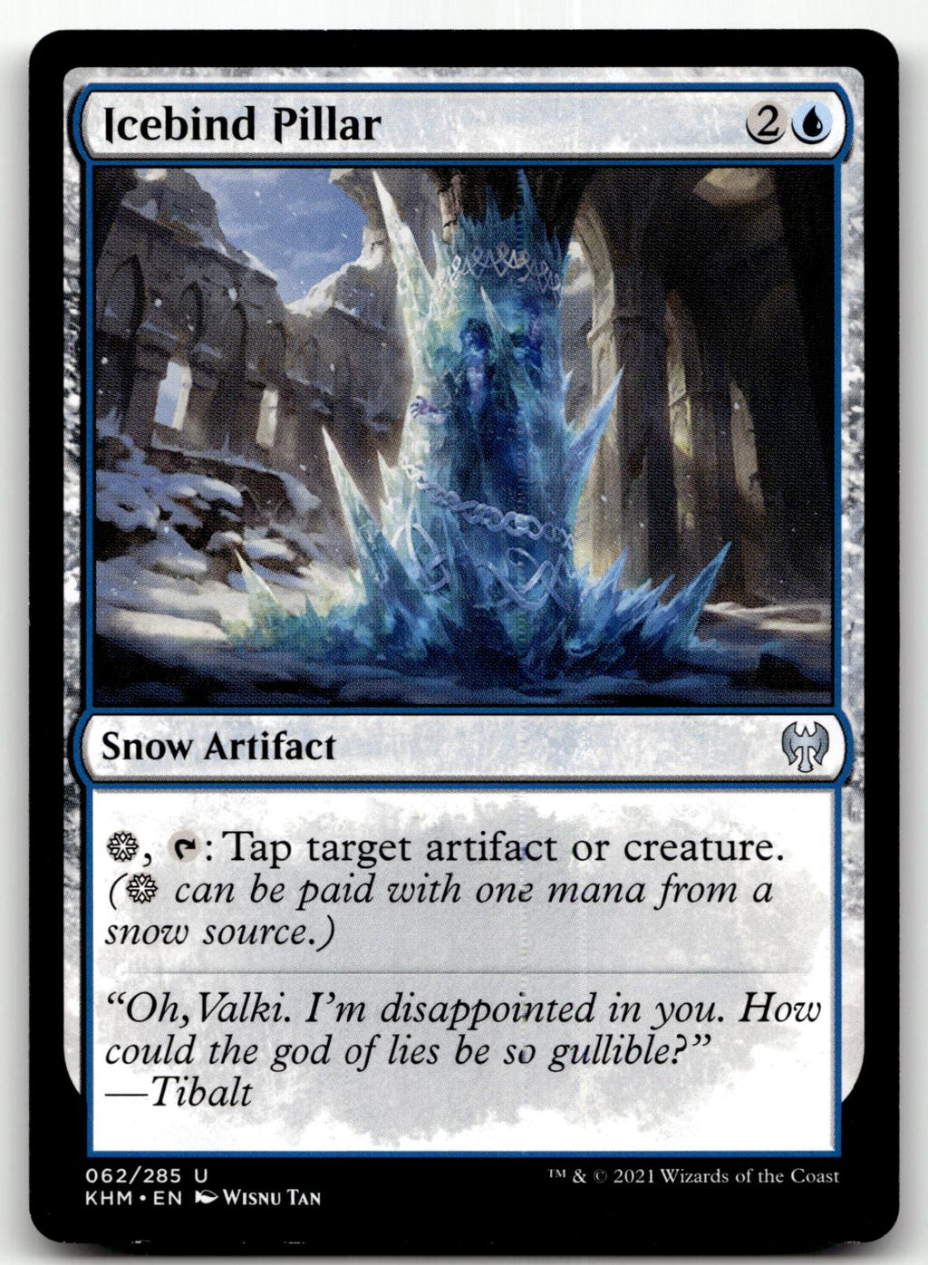 Icebind Pillar 62 Uncommon Kaldheim Magic: The Gathering Near Mint