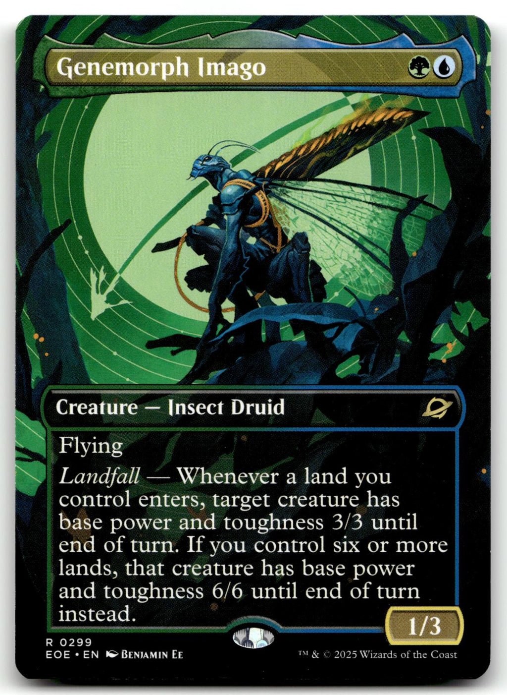 Genemorph Imago (Borderless) 299 Rare Edge of Eternities Magic: The Gathering NM
